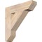 Ekena Millwork Traditional Slat Smooth Bracket, Douglas Fir, 3 1/2"W x 16"D x 16"H BKT04X16X16TRA06SDF - alternate 1